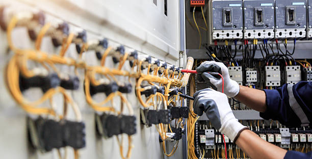 Professional Electrical Panel Upgrade technician working in New Chicago, IN